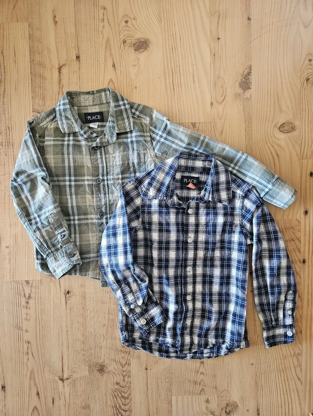 Place Toddler Boy Button Shirts